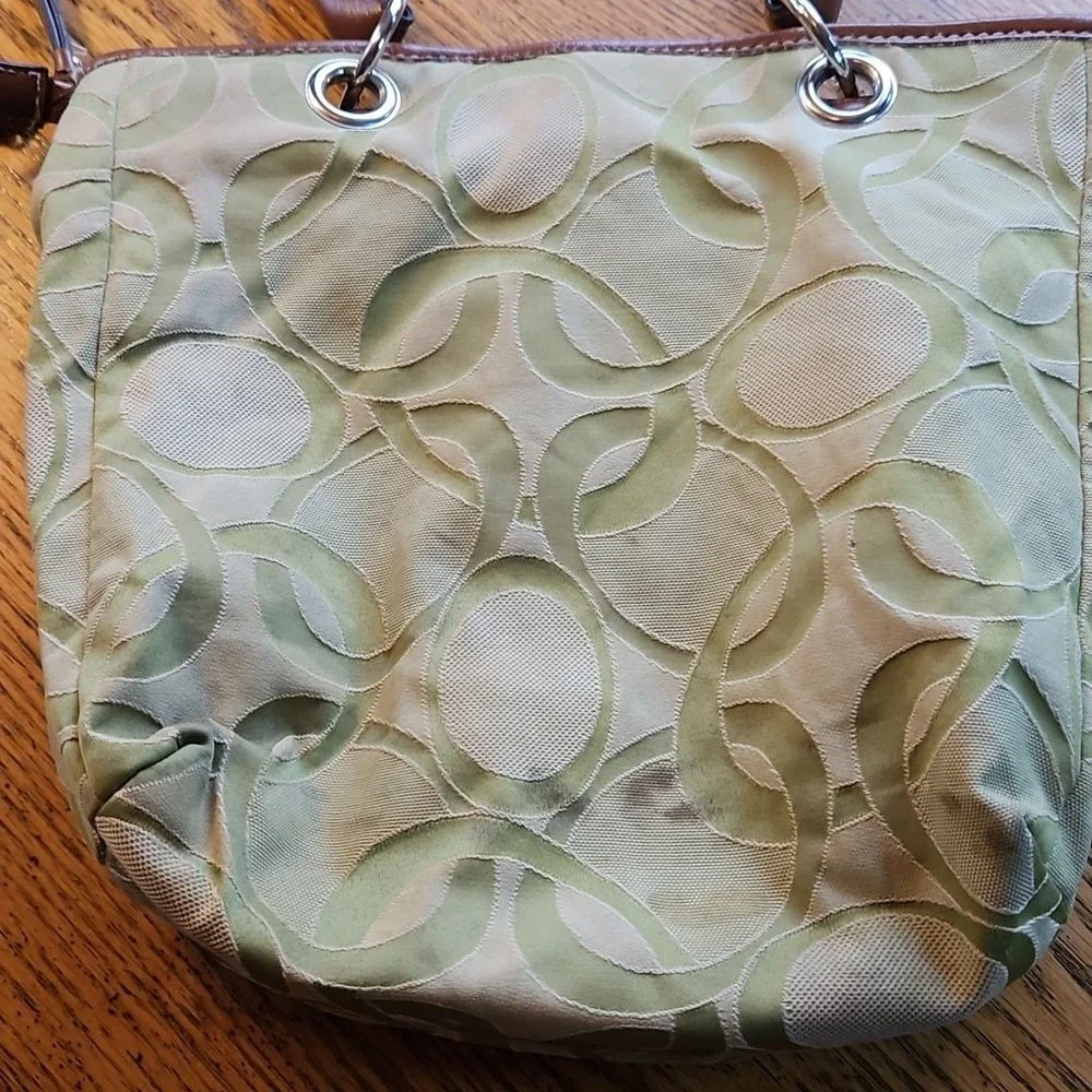 Rosetti New York Anemone Green Purse – Faux Leather Details‎